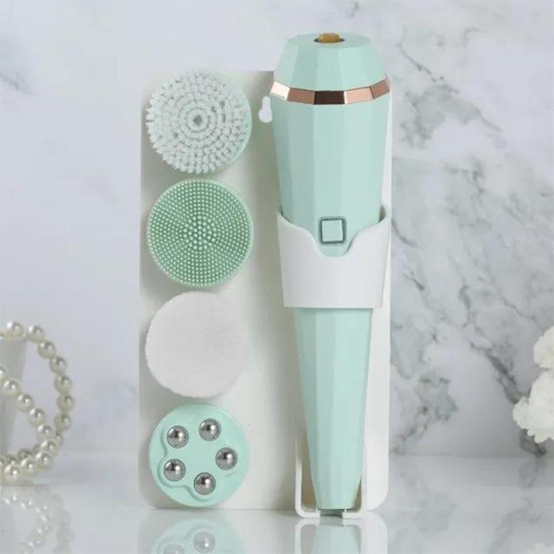 Multifunctional Face Washing Artifact Electric Silicone Female Facial Cleansing Device Pore Cleaner Rechargeable Facial Cleansing Device