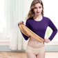 Thermal Underwear Plus Velvet O-neck Female Tight Suit Thicken Windproof Comfortable Soft Lining Women Winter Clothes Long Sleeve High Elasticity Slim