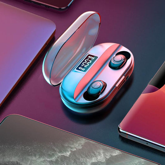 5.0 In-ear HIFI Earphones Bluetooth LED Display Support Call Exquisite Wireless Headset Charging Box