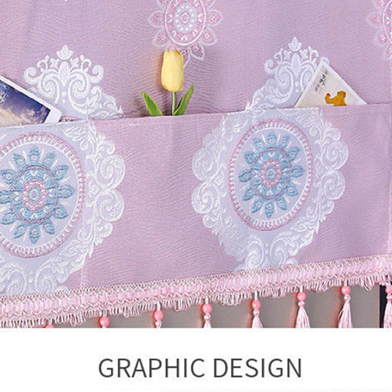 Fridge Dust Cover Washing Machine Cover Household Dust Proof Covers with Storage Pockets