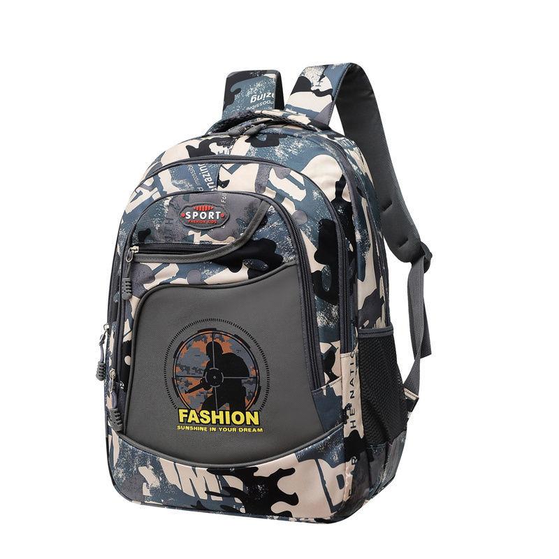 Backpack High School Junior High School Students Schoolbag Men's Trend Korean Leisure Travel Large-capacity Computer Bag