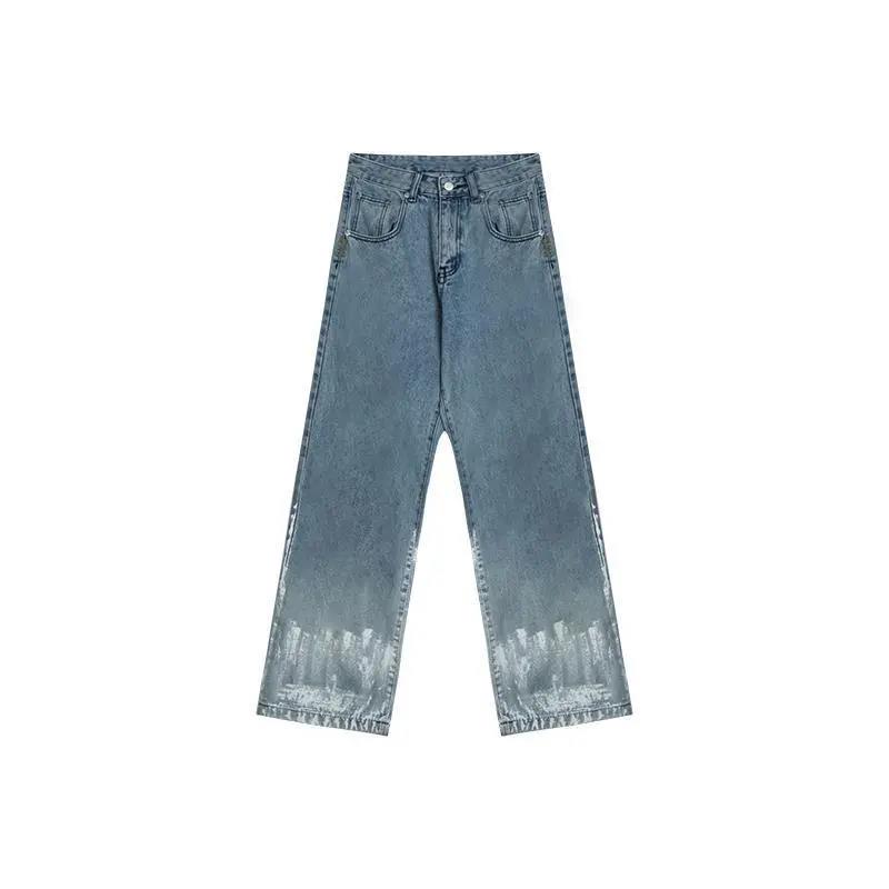 Retro Design Straight Jeans Women's High Waist and Thin 2022 New Loose Drape Wide Leg Pants Trend