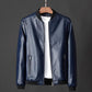 M-8XL Winter and Autumn Men's PU Plus Size Jackets Daily Casual Motorcycle Jackets Men's Solid Color Leather Jackets