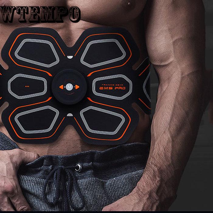 Remote Control Abdominal Muscle Trainer Fat Burning ABS Smart Body Building Fitness