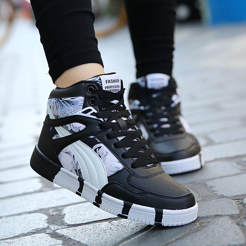 Sports Shoes for Lovers Hight-top Sports Shoes Force One Joint Skate Shoes Basket Women's Sneakers