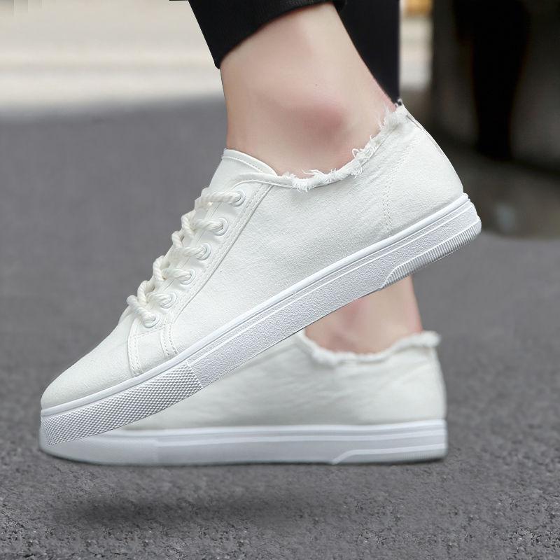Spring Breathable Canvas Shoes Trend All-match Men's Casual Shoes