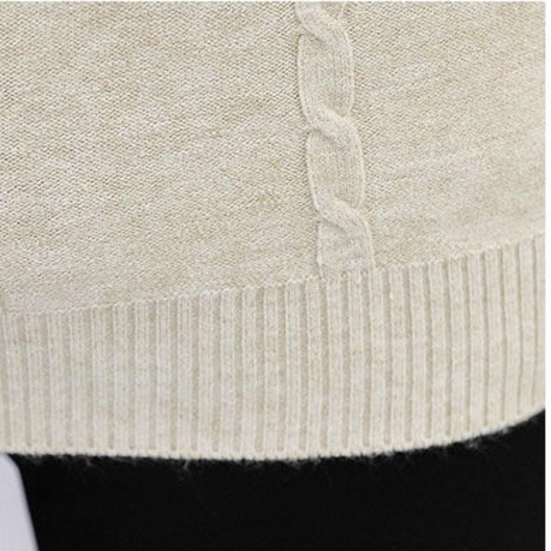 Men's Warm and Comfortable Bottoming Shirt Slim Solid Color Knitted Half High Neck Zipper Sweater