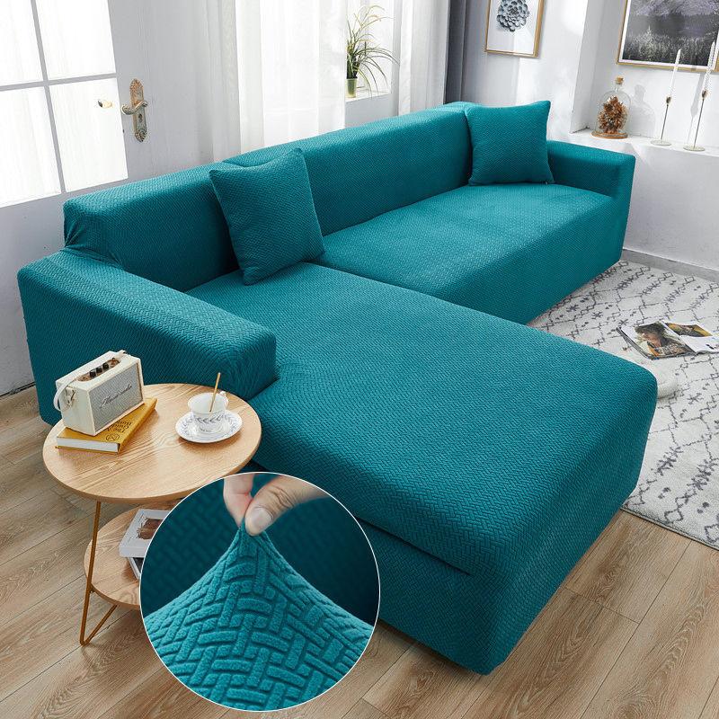 Solid Color Sofa Cover Cover Lazy Stretch All-inclusive Universal Cover Universal Sofa Cushion Towel Simple Modern Stretch Sofa Cover