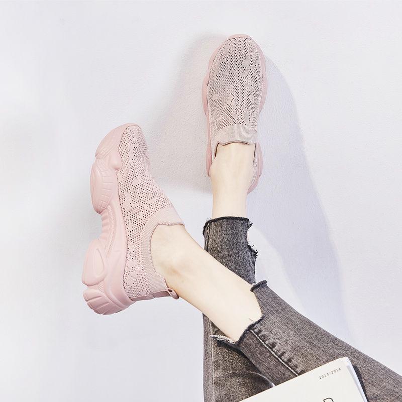 Women Sneakers Fashion Socks Shoes Casual White Sneakers Summer Knitted Vulcanized Shoes Trainers Women's Tennis