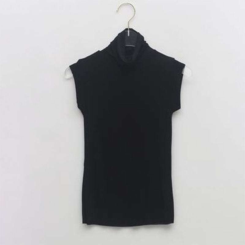 Summer Modal Corset Tops To Wear Out Sleeveless Turtleneck Tops for Women Korean Casual White Tank Top Women Clothes