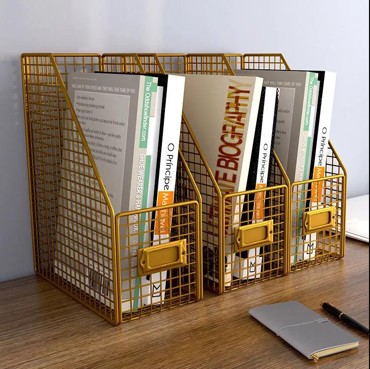 Desk Rack Desktop Storage Office Finishing Bookshelf Bookshelf Table Top Snack Storage Small Shelf
