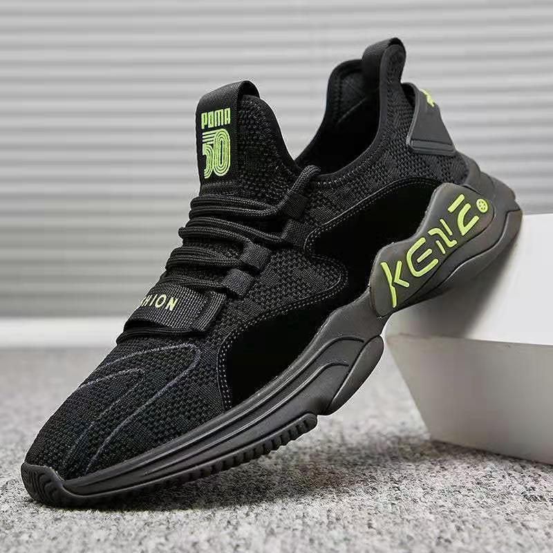 Casual Sports Clearance Men's Shoes Korean Trend Wild Running Shoes Lightweight Wear-resistant Fashion Youth Travel Shoes