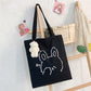 Bag Female Cute Girl Heart Large Capacity Wild Korean Student One-shoulder Portable Canvas Bag