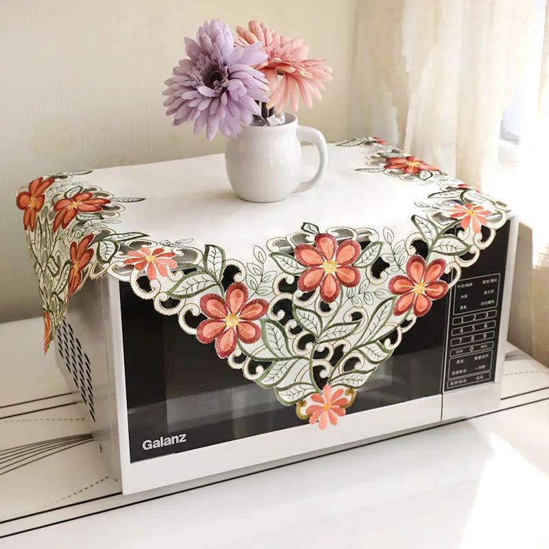 40*80cm Microwave Oven Cover Dust Cover Cloth Cover Oil Cover Cloth Oven Cover Three Sides All-inclusive