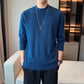Autumn and Winter Half Turtleneck Sweater Men Loose Trend Base Sweater Casual Solid Color Sweater