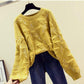 Stars Print Sweaters Tunic Women Casual Round-neck Loose Long Sleeve Knitted Top Autumn Winter Female Jumper Pullovers