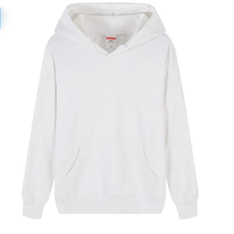 Macaron Pure Color Sweatshirts Loose and Lazy Pure Color Hooded Sweater Men Long-sleeved Sports Cotton Terry Soft Top