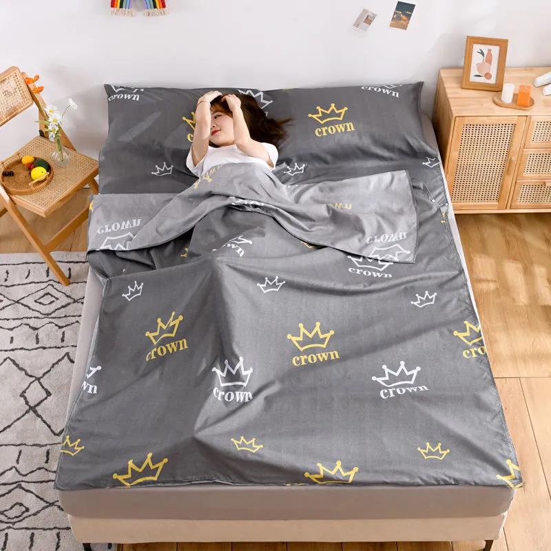 Travel Dirty-friendly Sleeping Bag Hotel Single Double Anti-dirty Sheets Traveling Travel Portable Adult Sleeping Bag