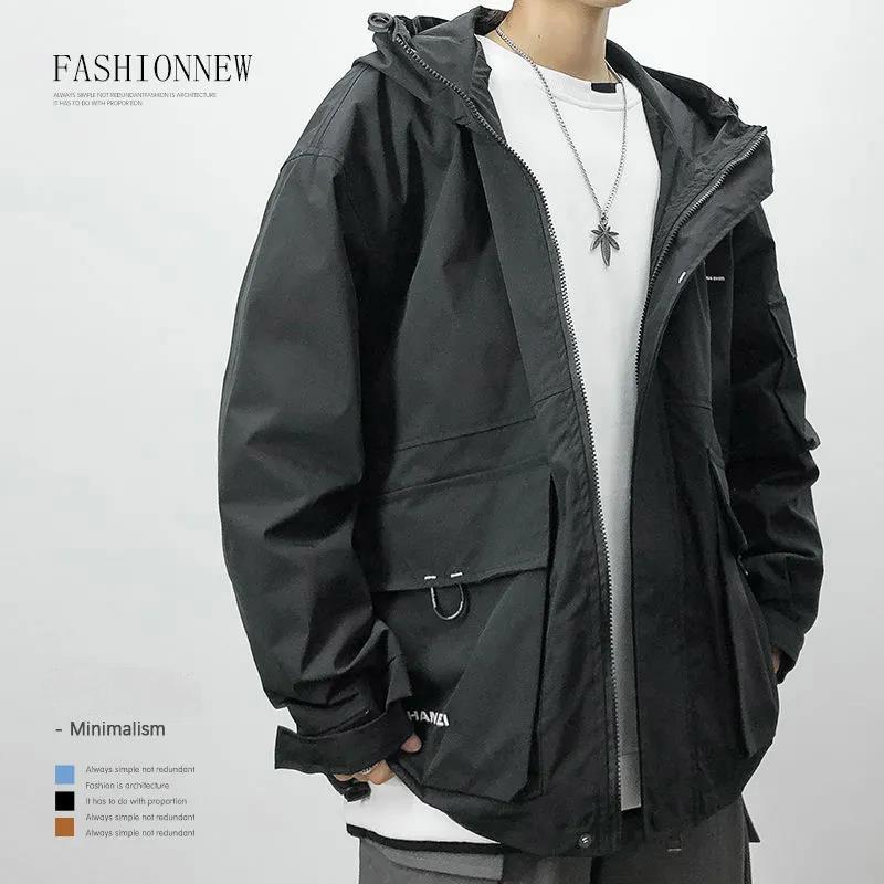 Autumn Tooling Jacket Men's Trendy Brand Top Loose Casual Versatile Functional Jacket Top