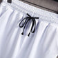 Summer Short-sleeved T-shirt Suit Men's Trend Personality Leisure Ins Tide Brand Half-sleeved Ice Silk T-shirt Two-piece Men's