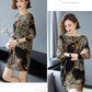 Leopard Knitted Dress Women Autumn Winter Boat Neck Long Sleeve Sweater Dress Slim Pullover Dress