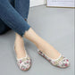 Summer Hollow Women's Shoes Mesh Shoes Mother Shoes Embroidered Soft Sole Tendon Sole Casual Shoes Grandma Shoes Breathable