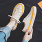 Japanese Women's White Shoes Canvas Shoes Jelly Color Female Students Korean Harajuku Sneakers