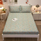 Fitted Waterproof Twin Mattress Cover Cotton Thick Printed Bedspread Bed Sheet Mattress Protector