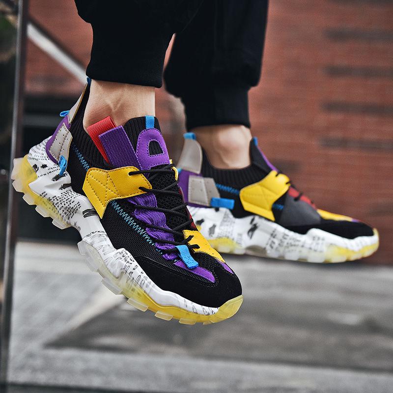 Fashion Men's Sneakers Summer Design New Trend Mens Shoes Casual Mesh Breathable Light Tenis Masculino Adulto Footwears
