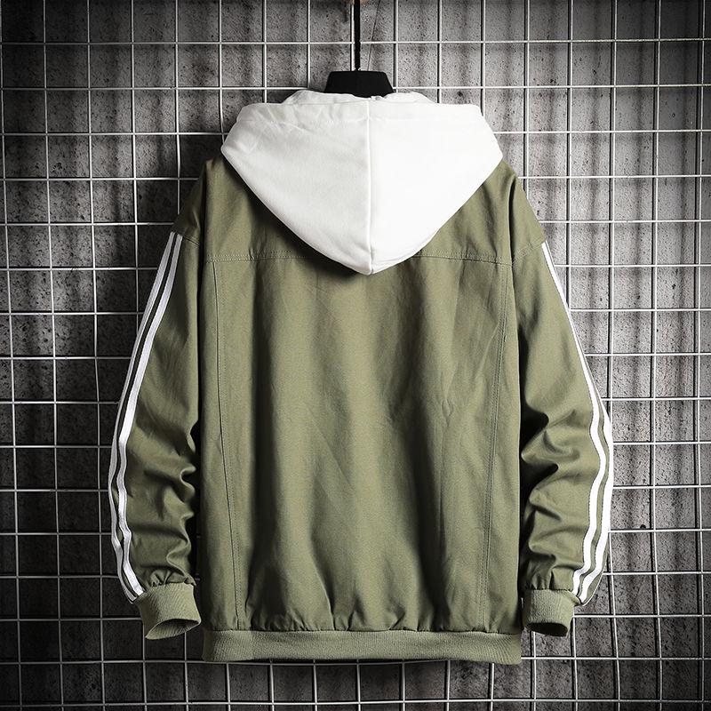 Men's spring and autumn trend denim jacket casual jacket men's plus size men's clothing