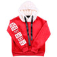 Women's Sweater Winter Fashion Trend Thickening Plus Velvet Warm Hooded Blouse