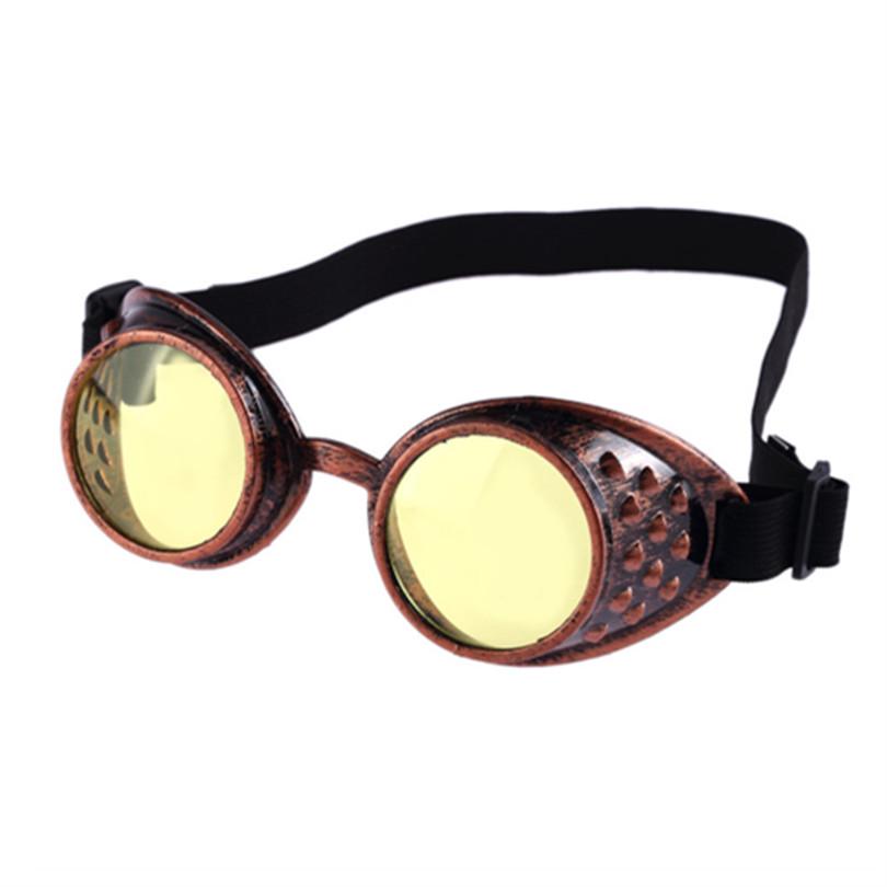 Retro Sunglasses Steampunk Women Men Goggles Welding Steam Punk Gothic Sun Glasses Cosplay Party Eye