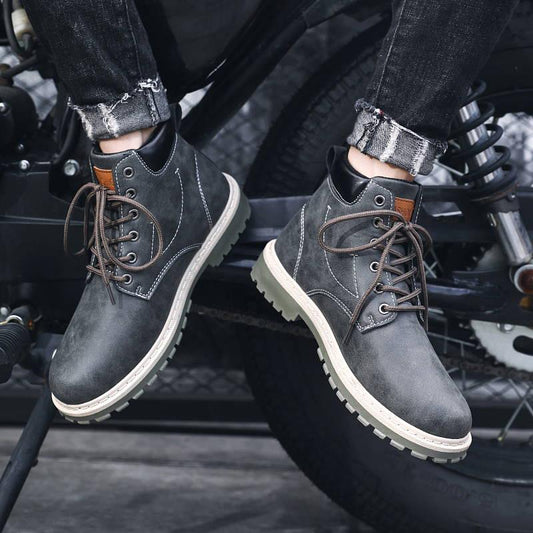Ankle Boots Autumn Winter Men's Martins Boots Motorcycle Boots Outdoor Working Snow Boots Men Shoes