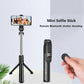 Bluetooth Wireless Selfie Stick Mini Tripod Extendable Monopod with Remote Shutter for IOS Android Smart Phone
