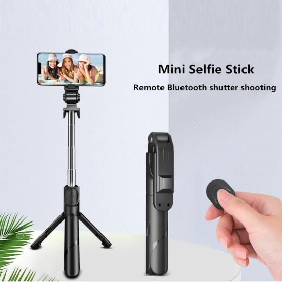 Bluetooth Wireless Selfie Stick Mini Tripod Extendable Monopod with Remote Shutter for IOS Android Smart Phone