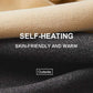 Self-heating Double-sided Mid-high Collar Cold-proof Thermal Underwear Suit Men's Plus Velvet Thick Winter Autumn Clothes Long Pants