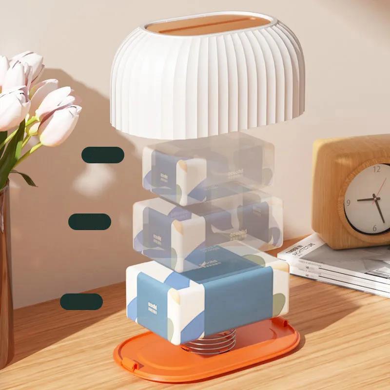Tissue Box Household Paper Box Living Room Dining Room Coffee Table Simple Multifunctional Creative Light Luxury Organizer