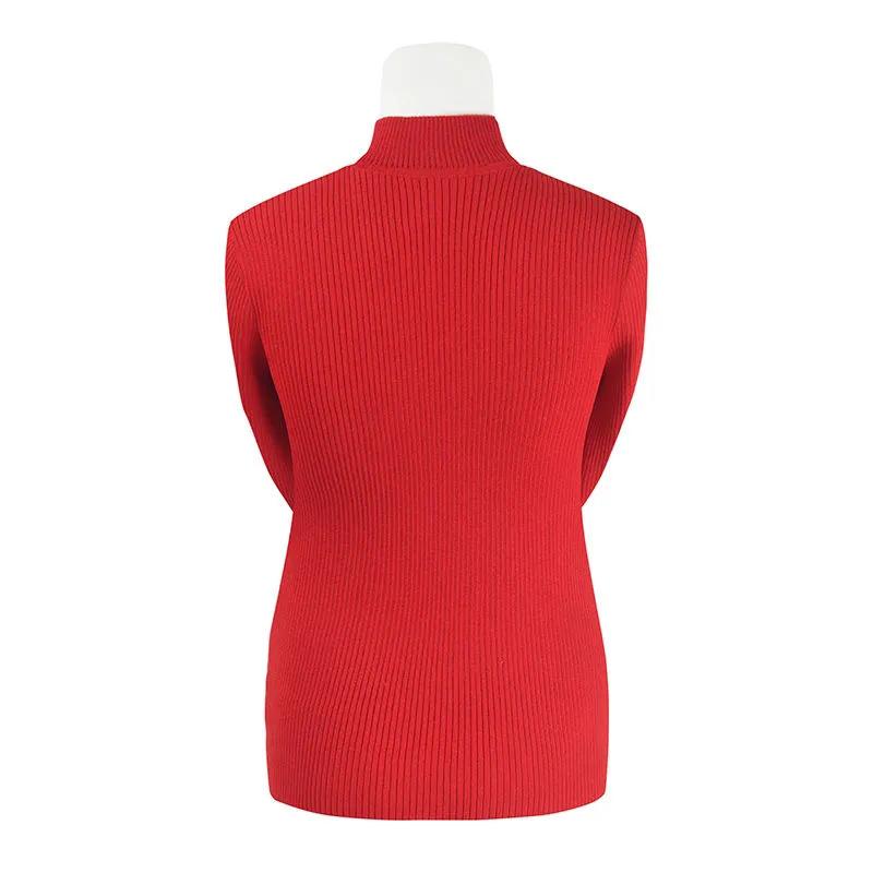 Women Turtleneck Sweater Autumn Winter Pullover Sweater Black Knitted Jumper