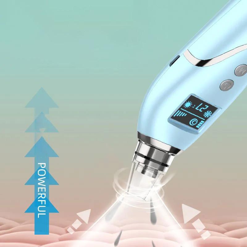 Acne Sucking Artifact Students To Remove Nasal Acne Blackheads Instrument Cleaner Hot-cold Acne Sucking Blackhead Electric