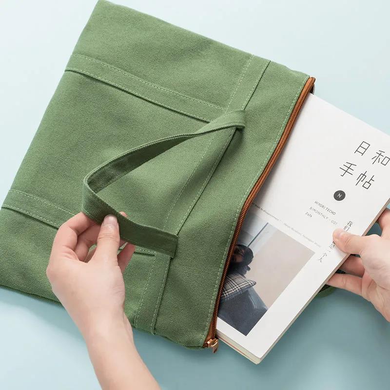 A4 Student Tote Bag for School Textbook Tote