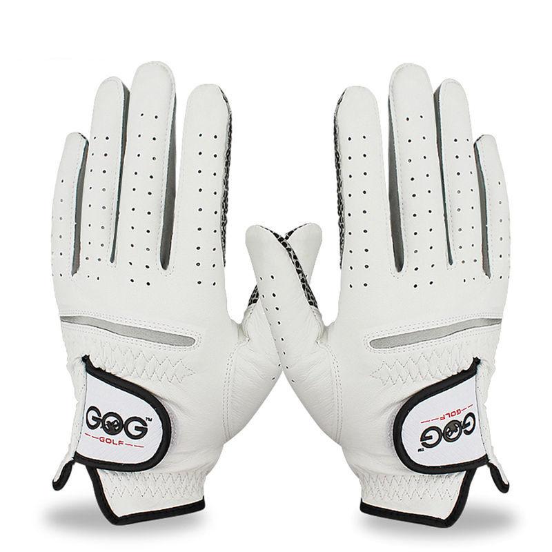 Men's Golf Gloves Sheepskin Non-slip Wear-resistant Left and Right Hand Breathable Sports Gloves Training Golf Gloves