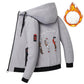 Men's Autumn and Winter Cotton Jacket Plus Velvet Padded Warmth for Young Men Korean Style Slim Jacket
