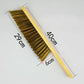 Solid Wood Hand Brush Household Cleaning Anti-static Broom Brown Bristles Mane Dusting Sofa Bed Clothes Brush Natural Sweep