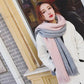 Men Fashion Scarves Men Winter Wool Knitted Cashmere Scarf Couple's Thick Warm Long Scarf