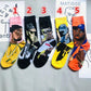 5 Pairs of Cotton Socks Unisex High Socks Student Basketball Hip-hop Skateboard Socks