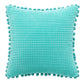 Ball Corduroy Throw Pillow Nordic Square Living Room Sofa Cushion Bed Lumbar Chair Soft Cushion