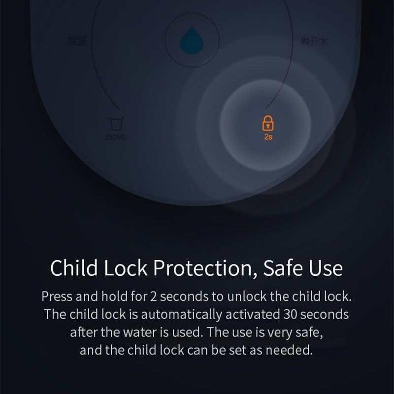 2L Secondary Instant Heating Water Dispenser 5 -speed Water Temperature Fast Heating Water Boiler