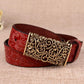 Belts Thin Genuine Leather Women Belt Cummerbunds Buckle Waistband Strap