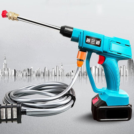 24VF Blue Knight High Pressure Car Wash Gun Wireless Car Wash Machine Portable Water Gun Cleaning Tool