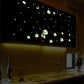 Removable self-adhesive wall sticker luminous moon stars luminous sticker waterproof wallpaper